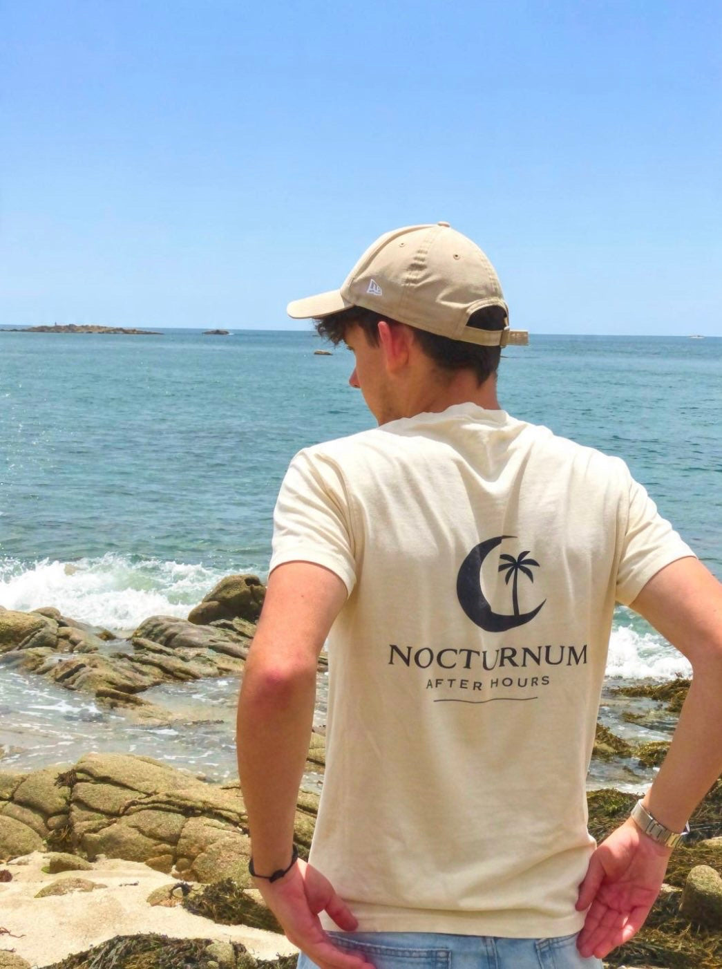 NOCTURNUM After Hours Oversized Tee — Off White